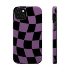 Phone Case (Purple Checkered)