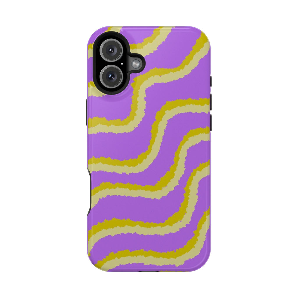 Magnetic Phone Case (Purple & Yellow)