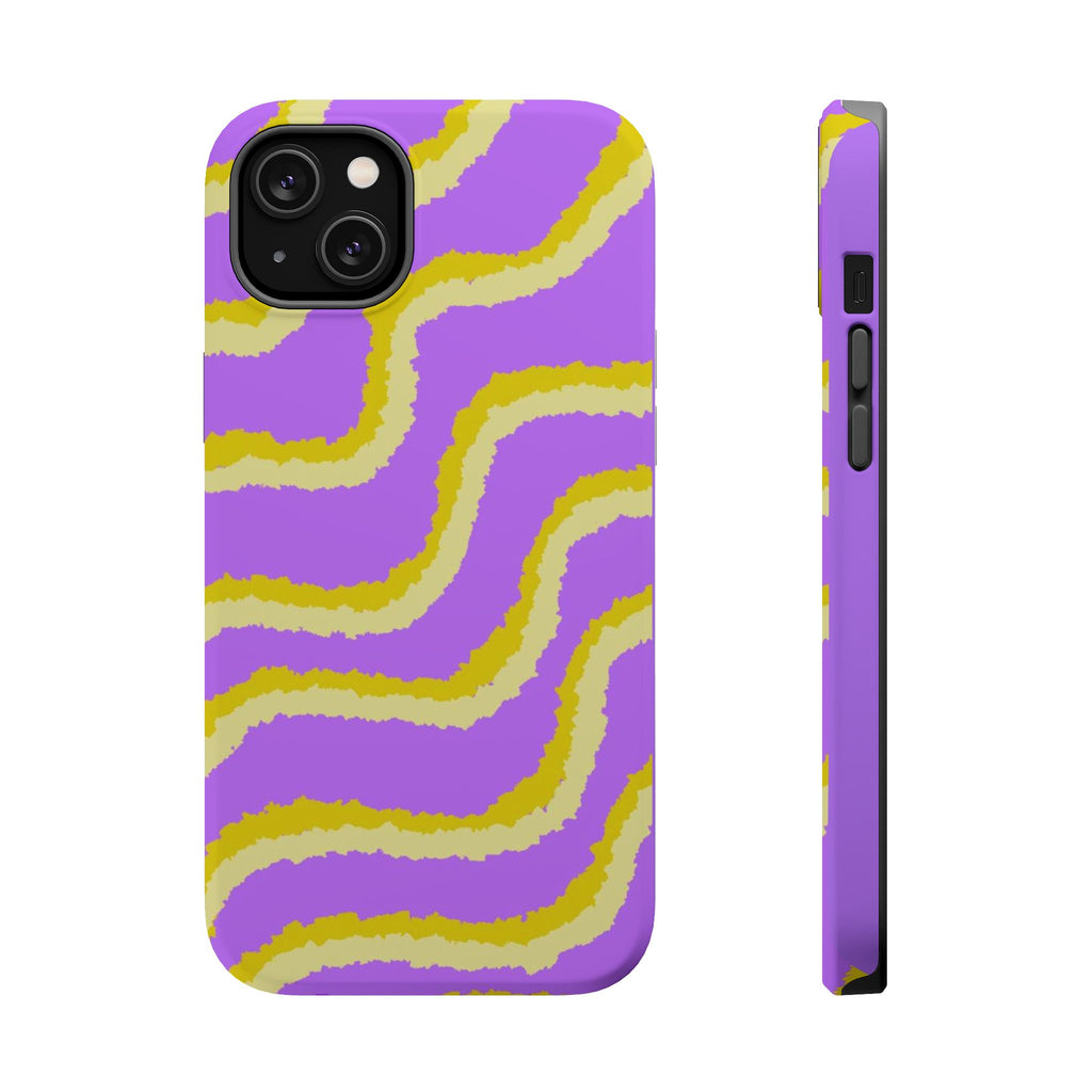 Magnetic Phone Case (Purple & Yellow)