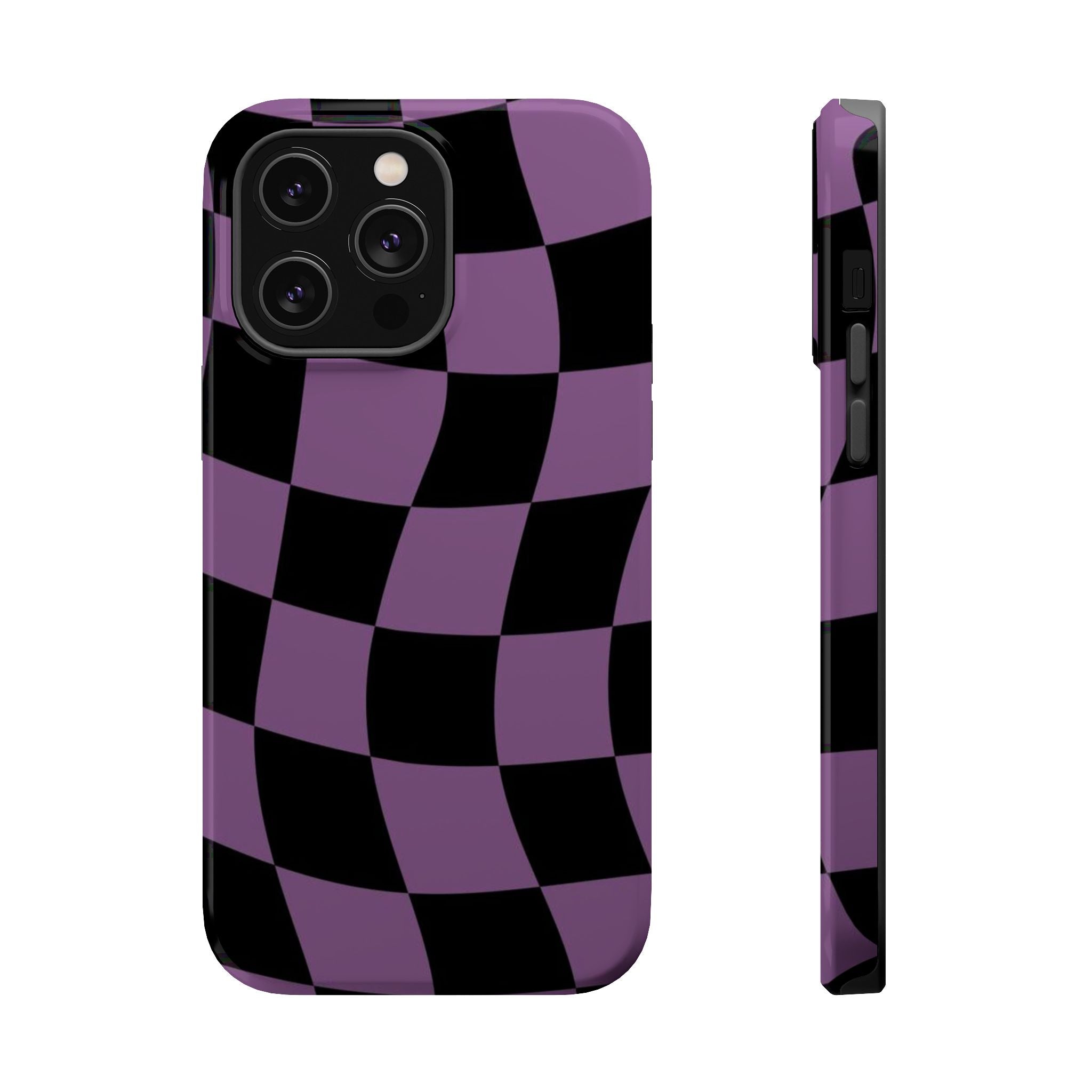 Phone Case (Purple Checkered)