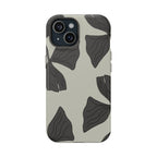 Magnetic Phone Case (Black Petals)