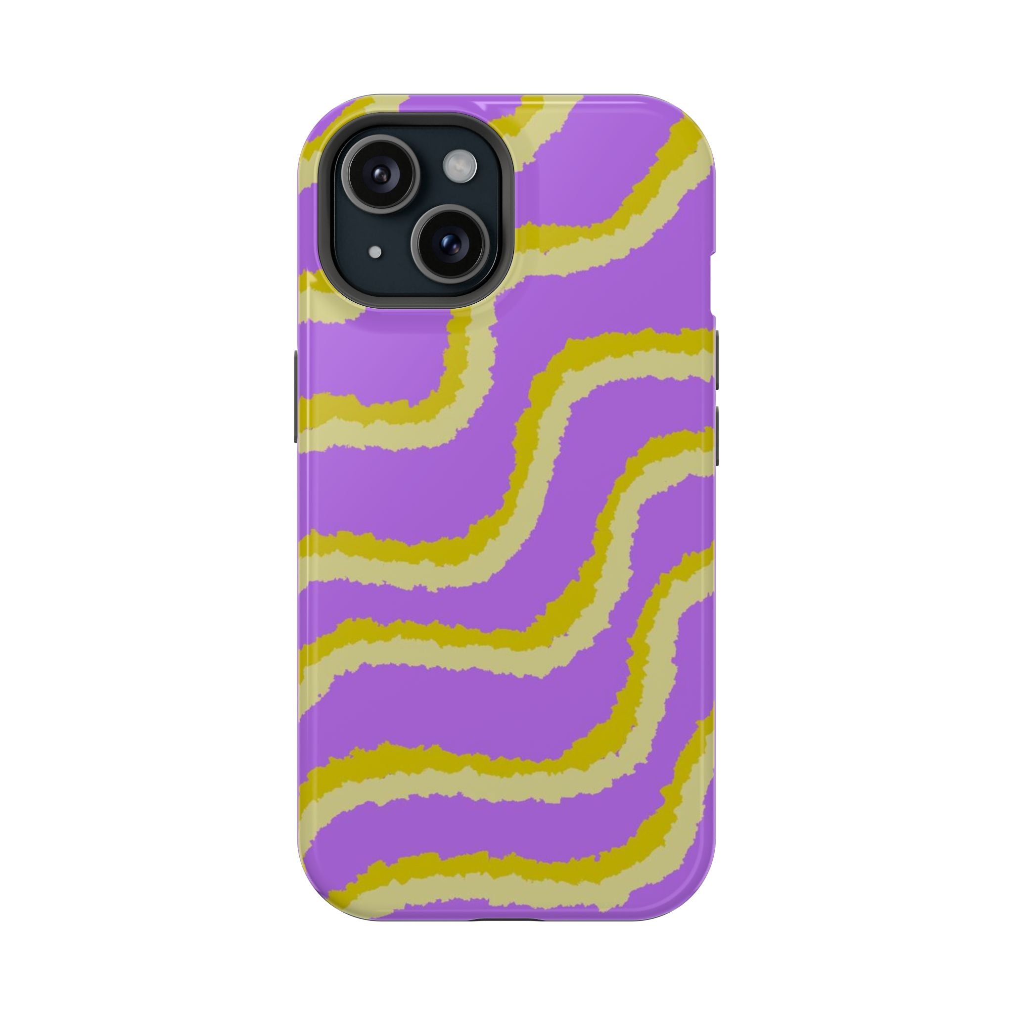Magnetic Phone Case (Purple & Yellow)