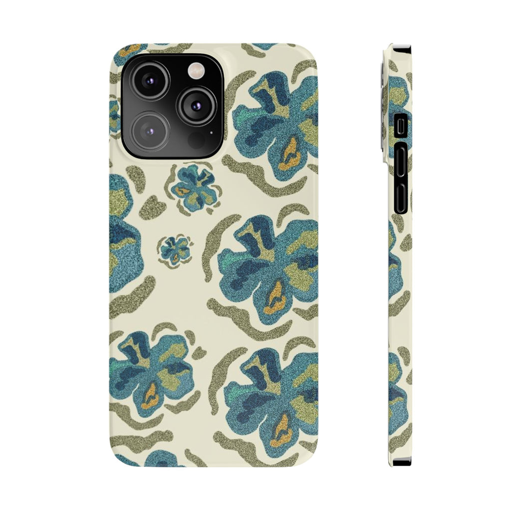 Custom Case (Blue Flowers)