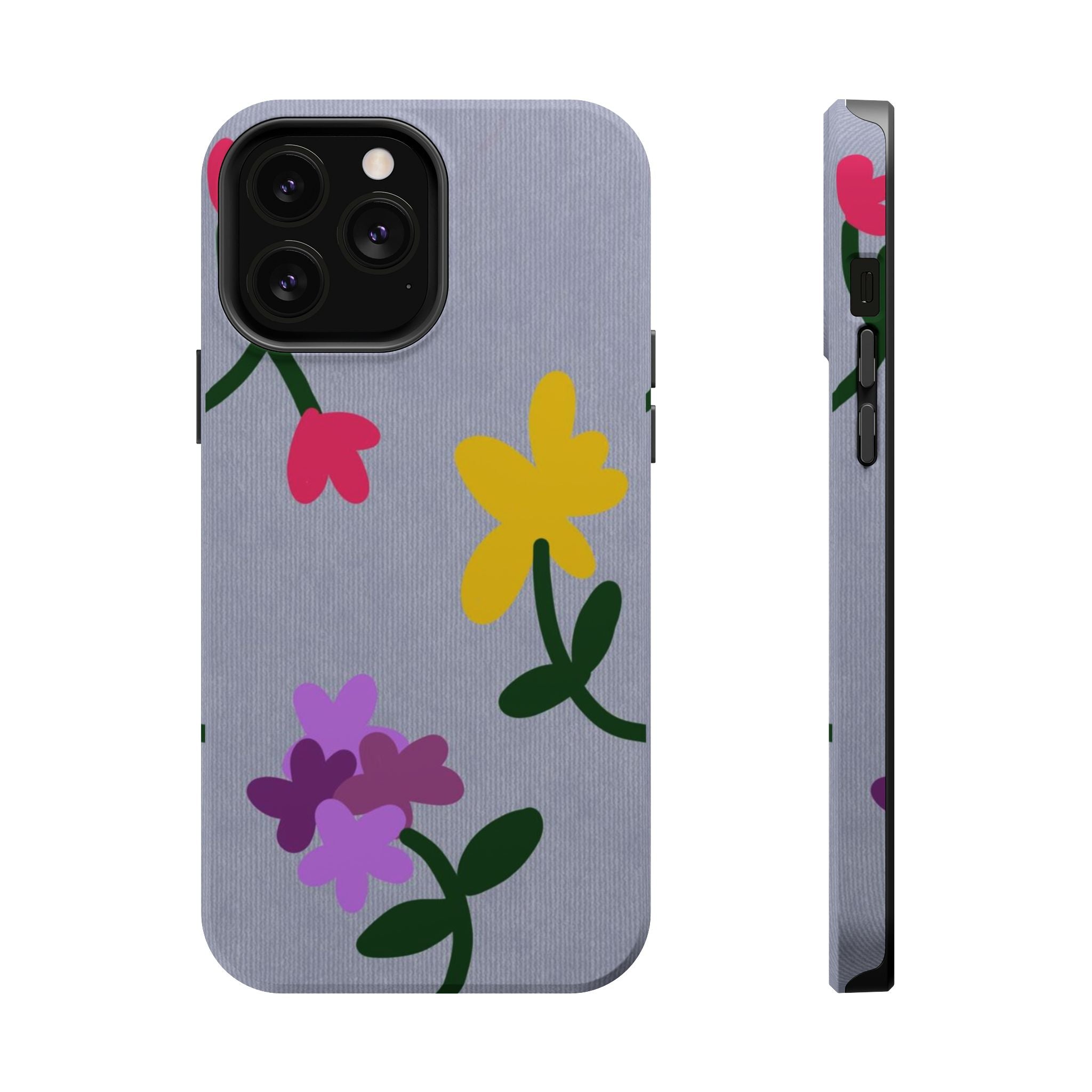 Magnetic Phone Case (Flowers)