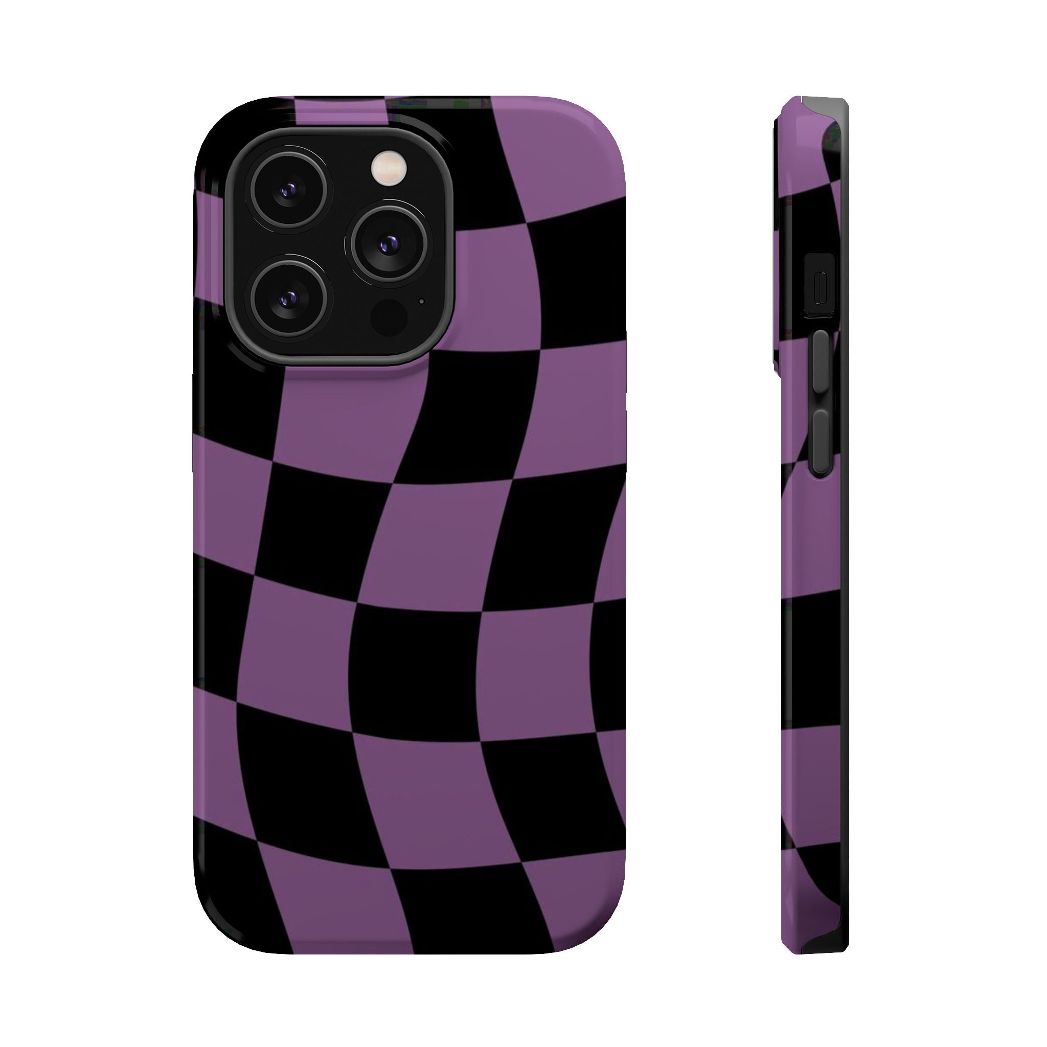 Phone Case (Purple Checkered)