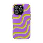 Magnetic Phone Case (Purple & Yellow)