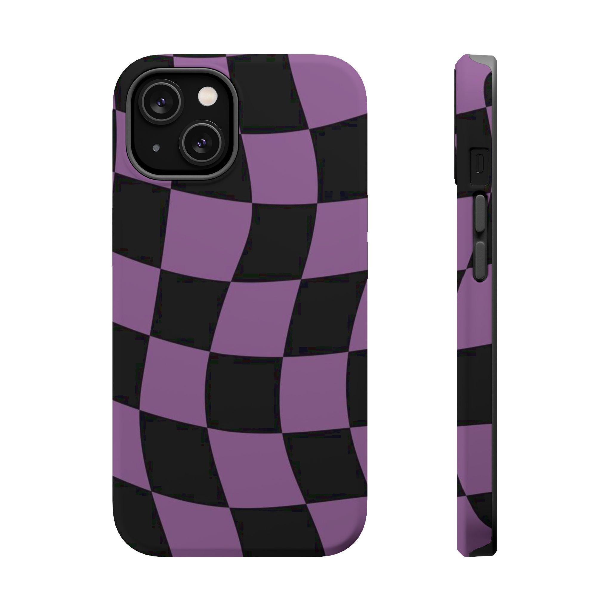 Phone Case (Purple Checkered)