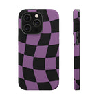 Phone Case (Purple Checkered)