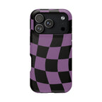 Phone Case (Purple Checkered)