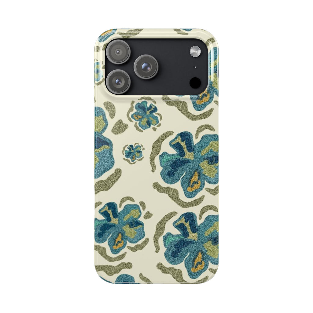 Custom Case (Blue Flowers)