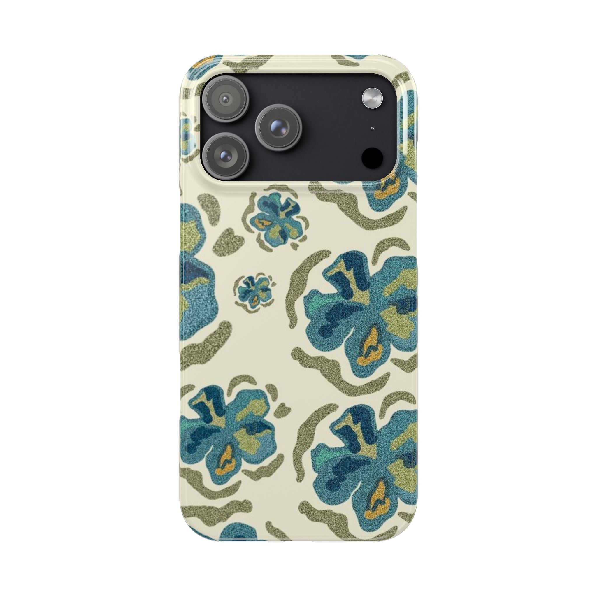 Custom Case (Blue Flowers)