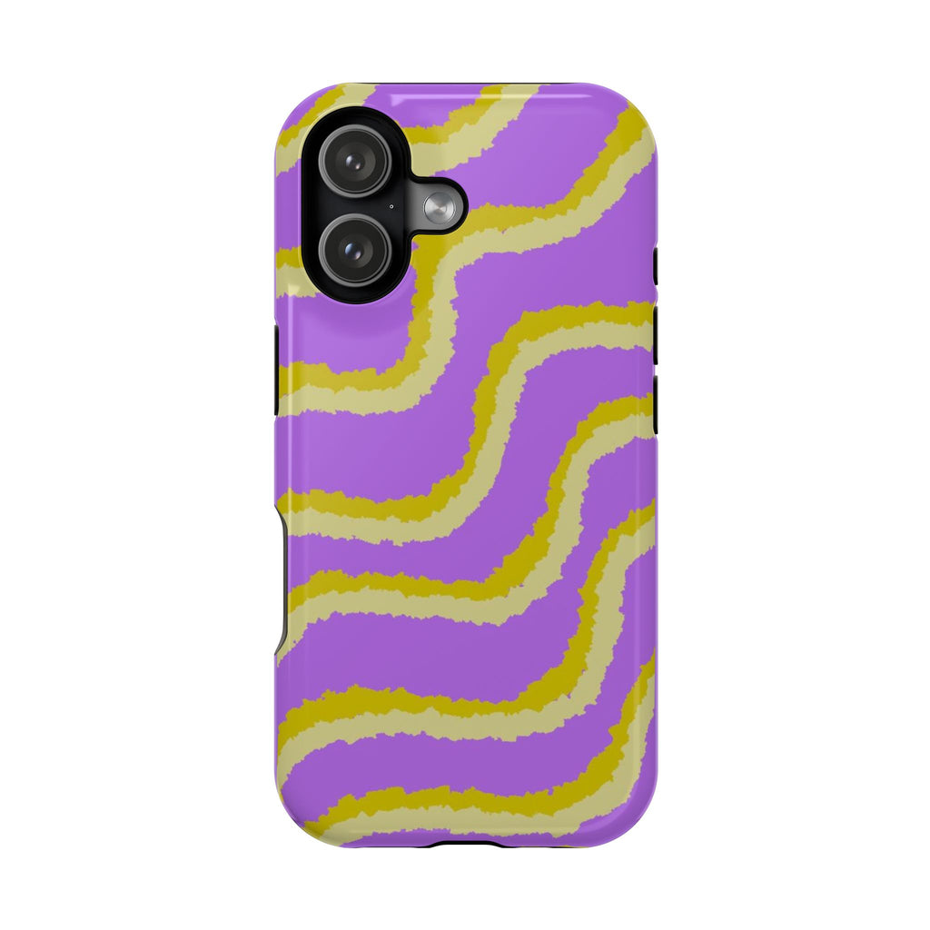 Magnetic Phone Case (Purple & Yellow)