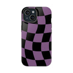 Phone Case (Purple Checkered)