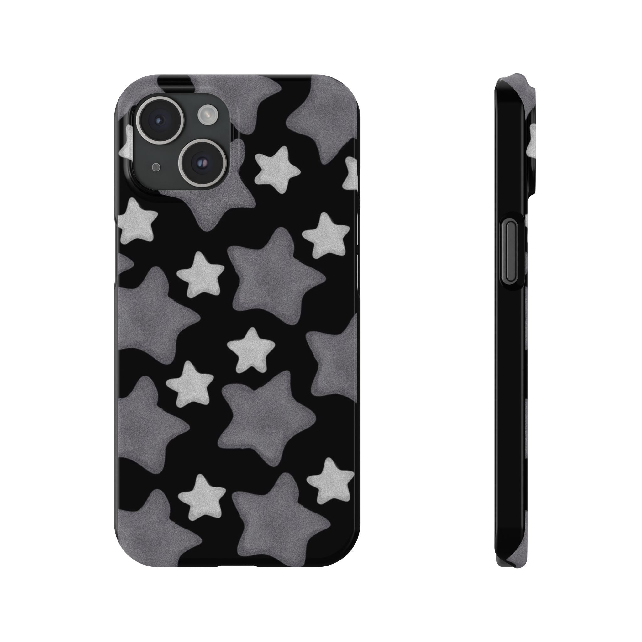 Custom Case (Gray Stars)