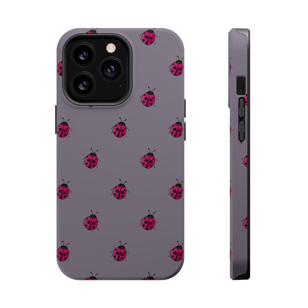 Magnetic Phone Case (Ladybugs)