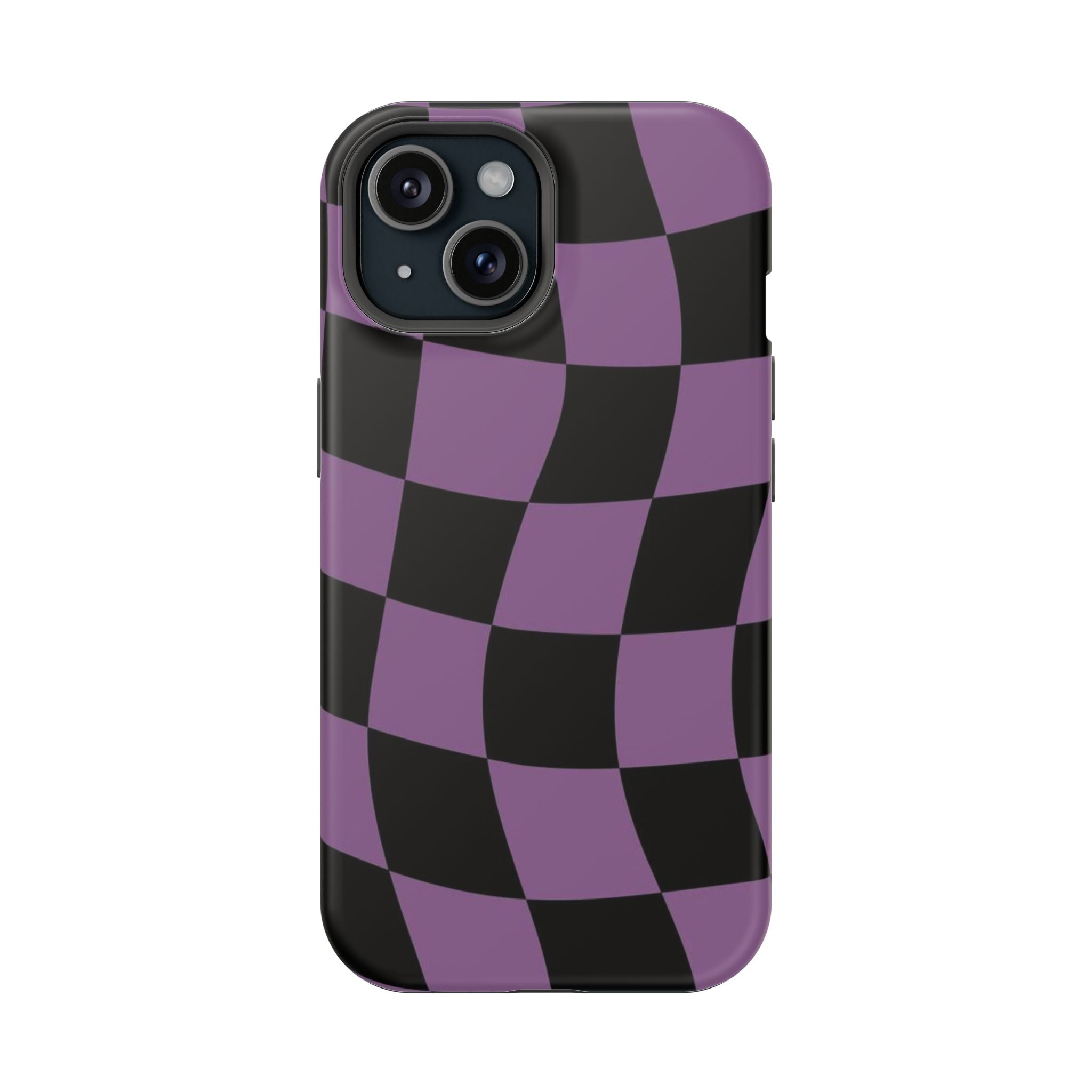 Phone Case (Purple Checkered)