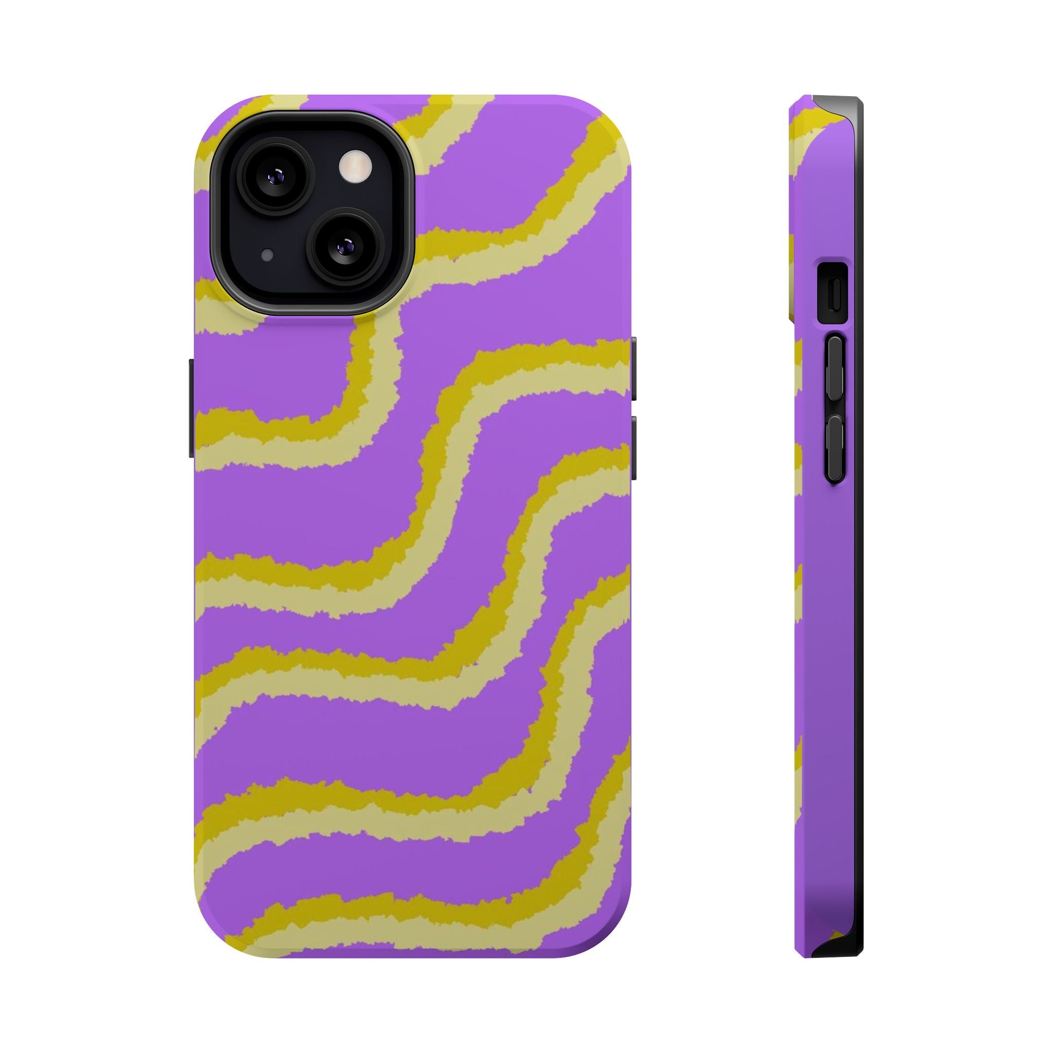 Magnetic Phone Case (Purple & Yellow)