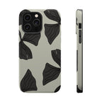 Magnetic Phone Case (Black Petals)