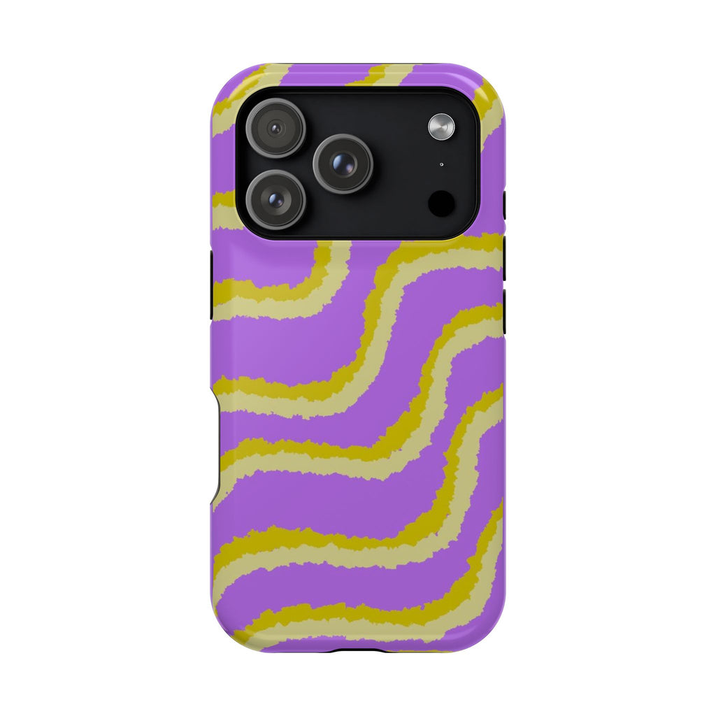Magnetic Phone Case (Purple & Yellow)