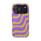Magnetic Phone Case (Purple & Yellow)