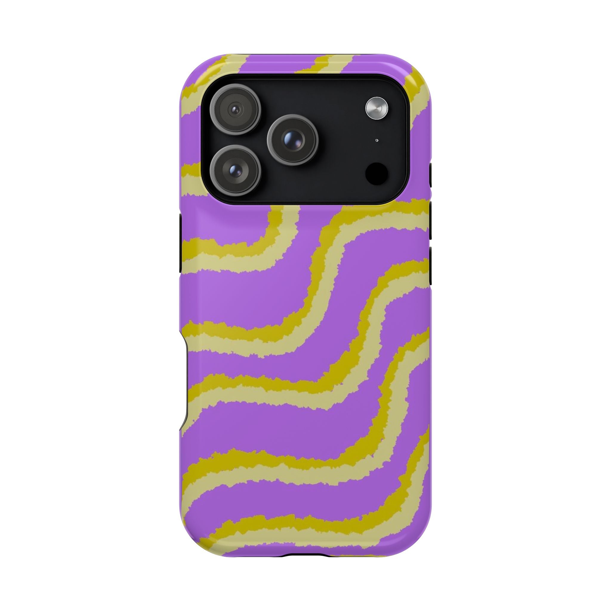 Magnetic Phone Case (Purple & Yellow)