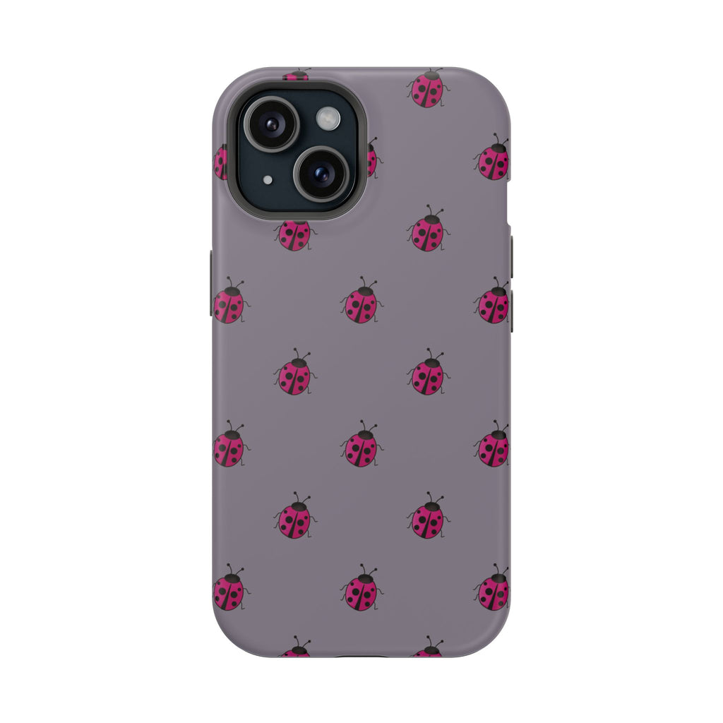 Magnetic Phone Case (Ladybugs)