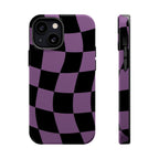 Phone Case (Purple Checkered)