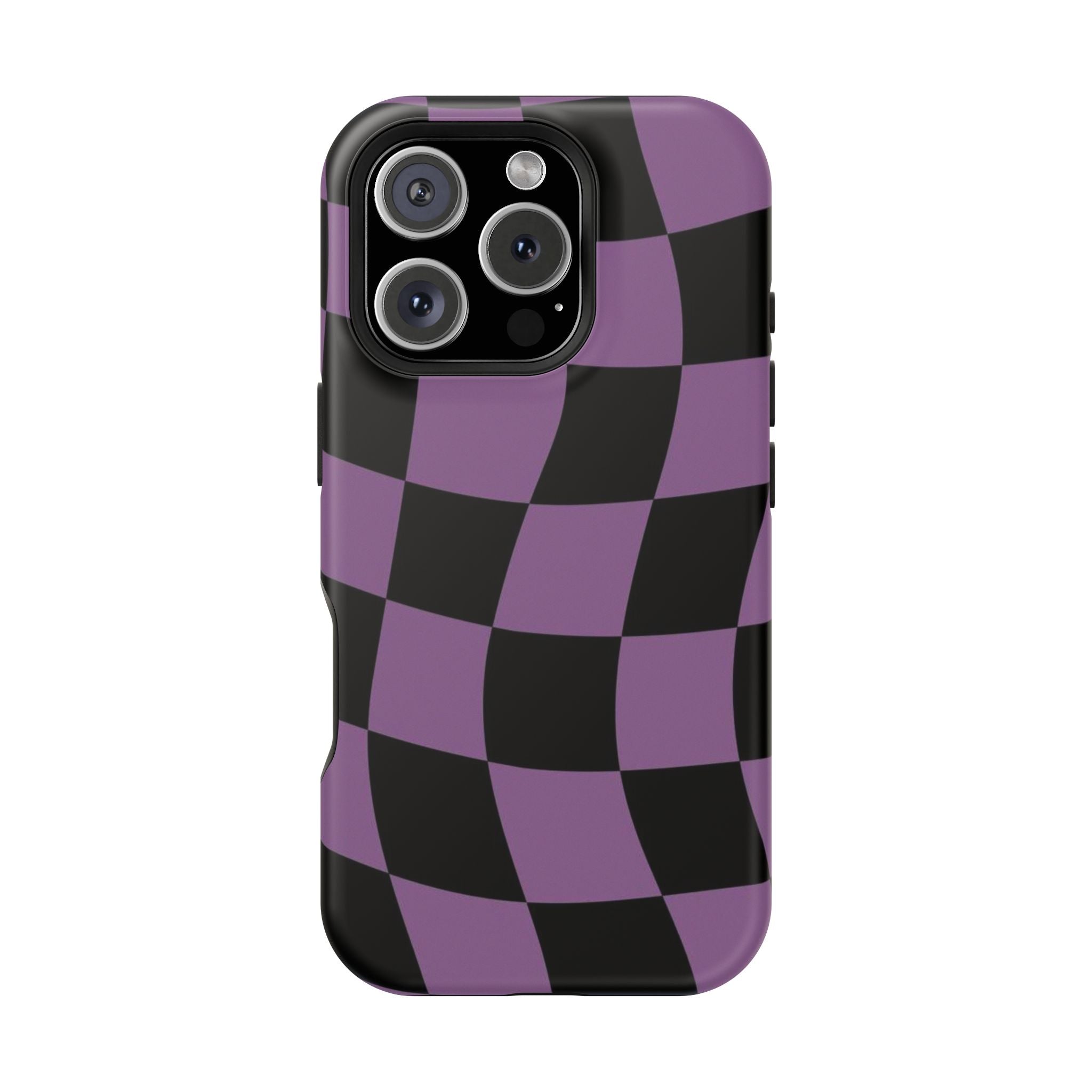 Phone Case (Purple Checkered)