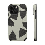 Magnetic Phone Case (Black Petals)