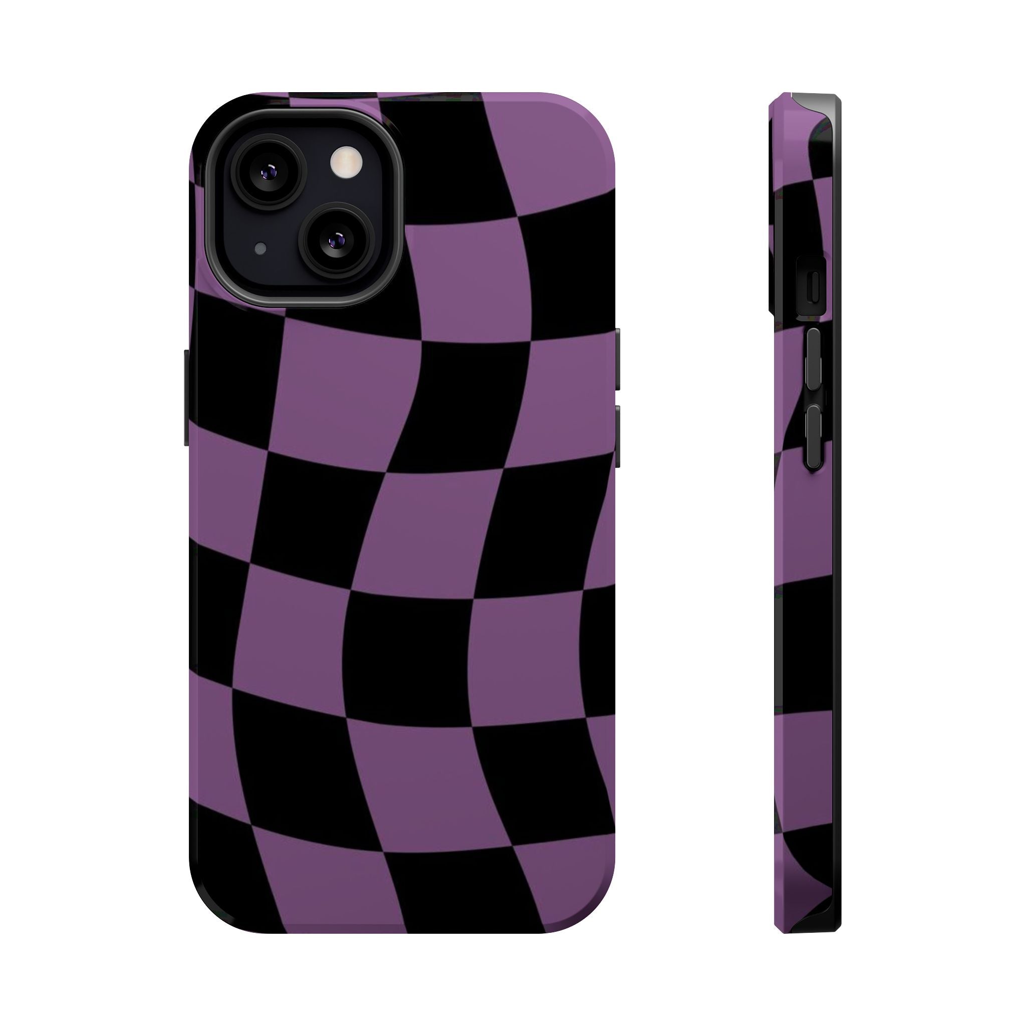 Phone Case (Purple Checkered)