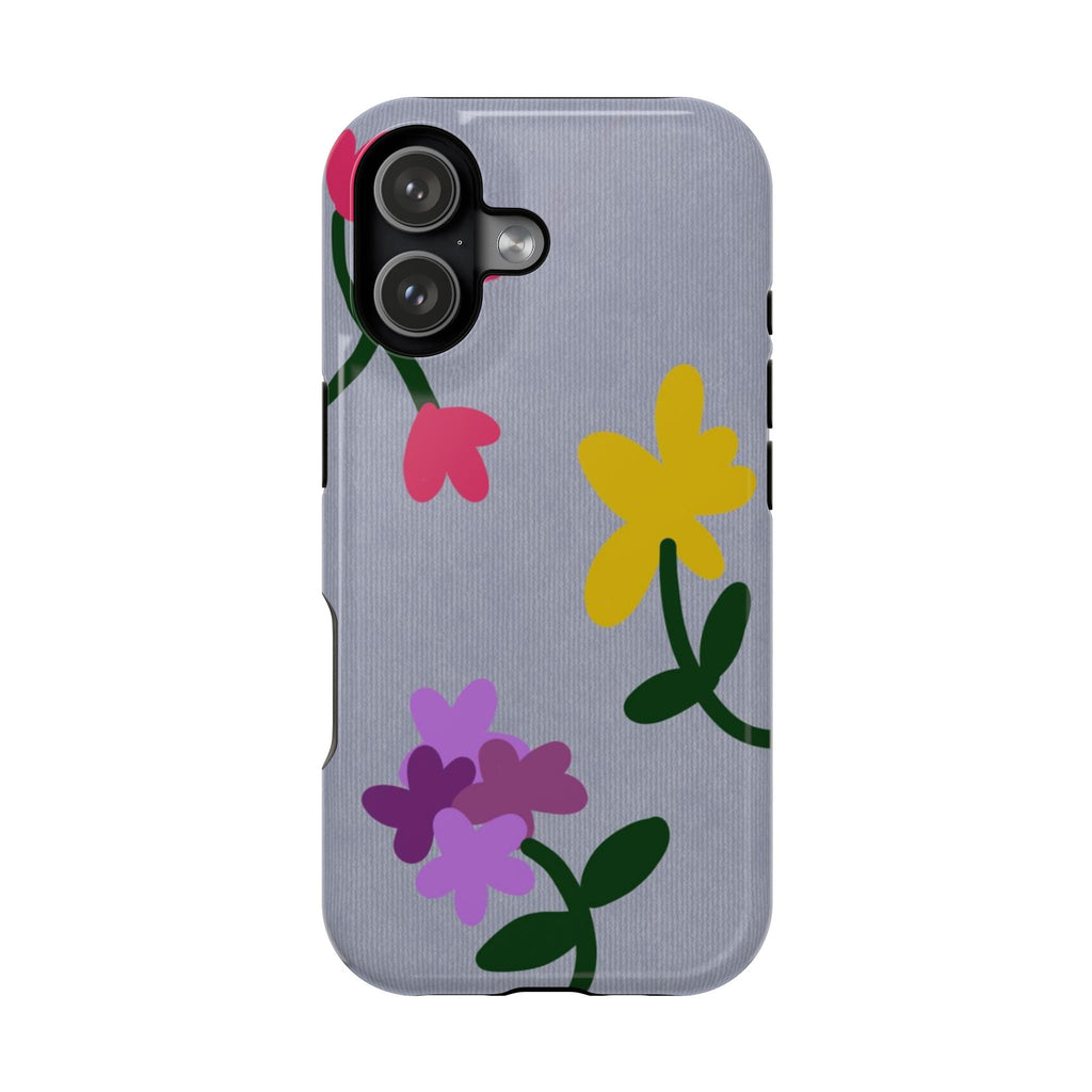 Magnetic Phone Case (Flowers)