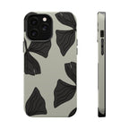Magnetic Phone Case (Black Petals)