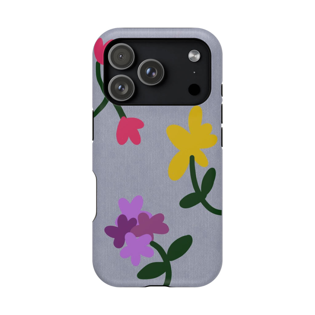 Magnetic Phone Case (Flowers)