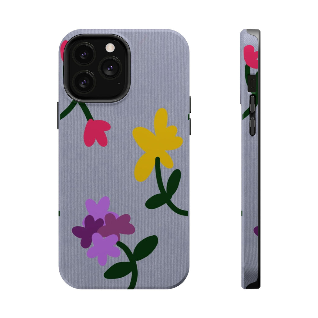 Magnetic Phone Case (Flowers)