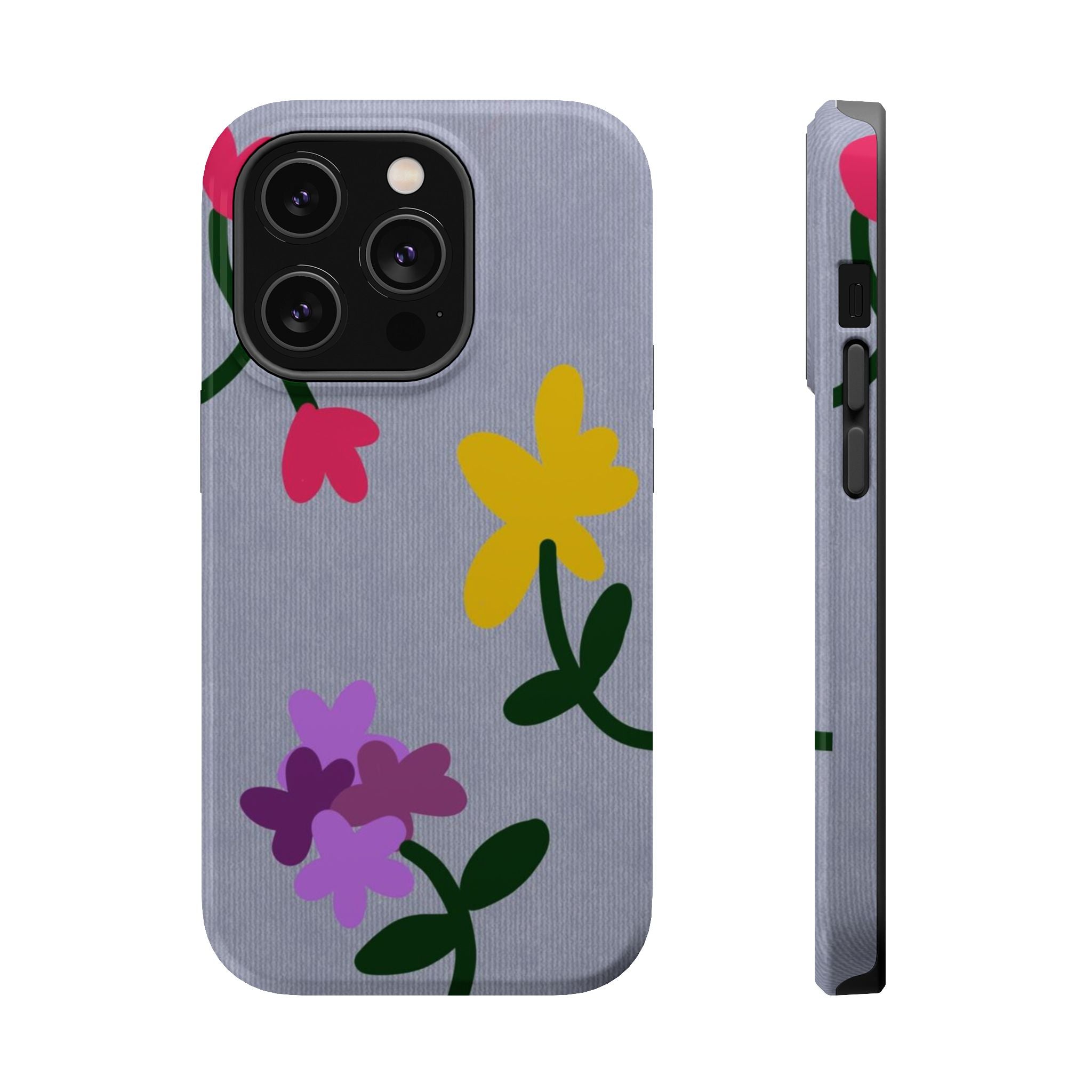 Magnetic Phone Case (Flowers)