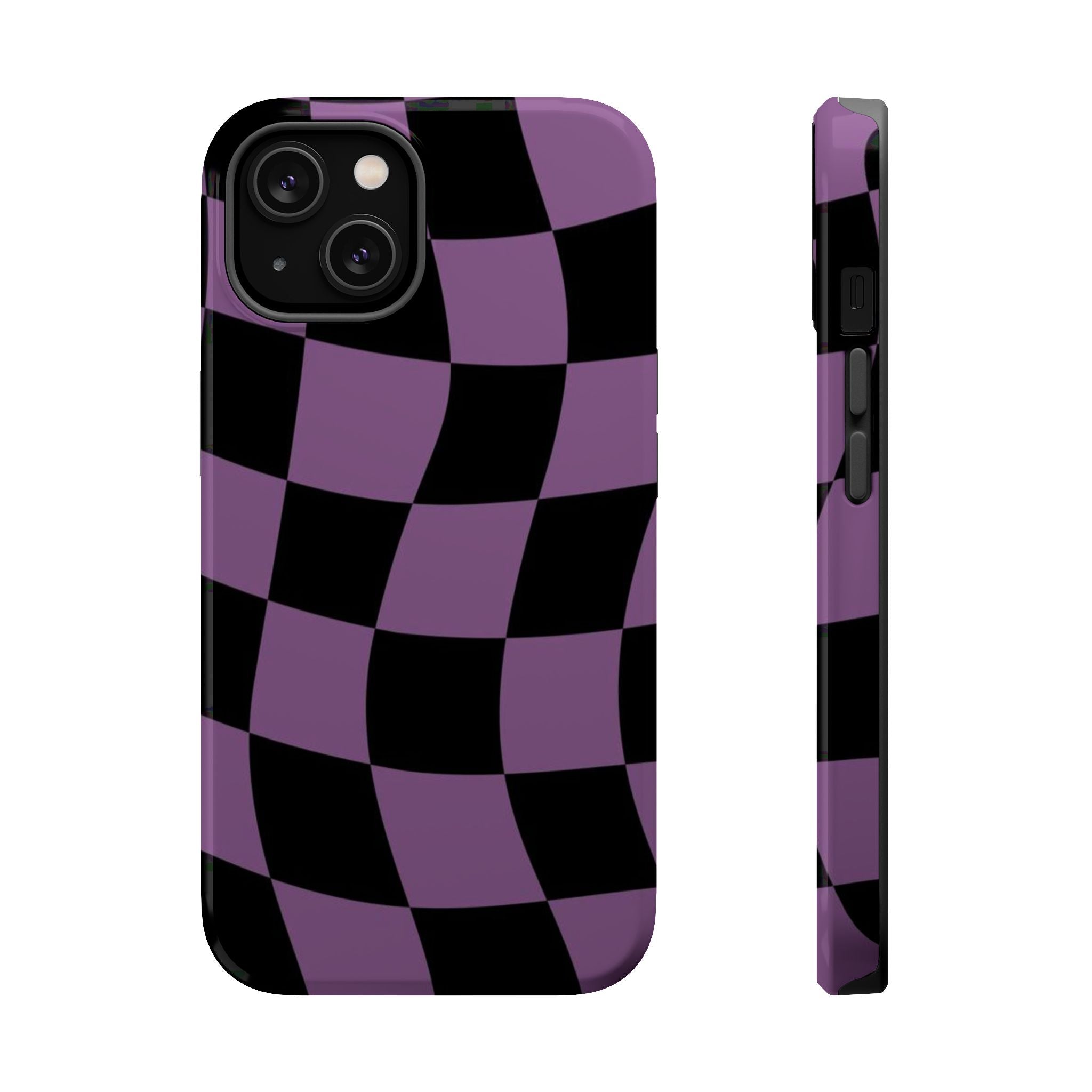 Phone Case (Purple Checkered)