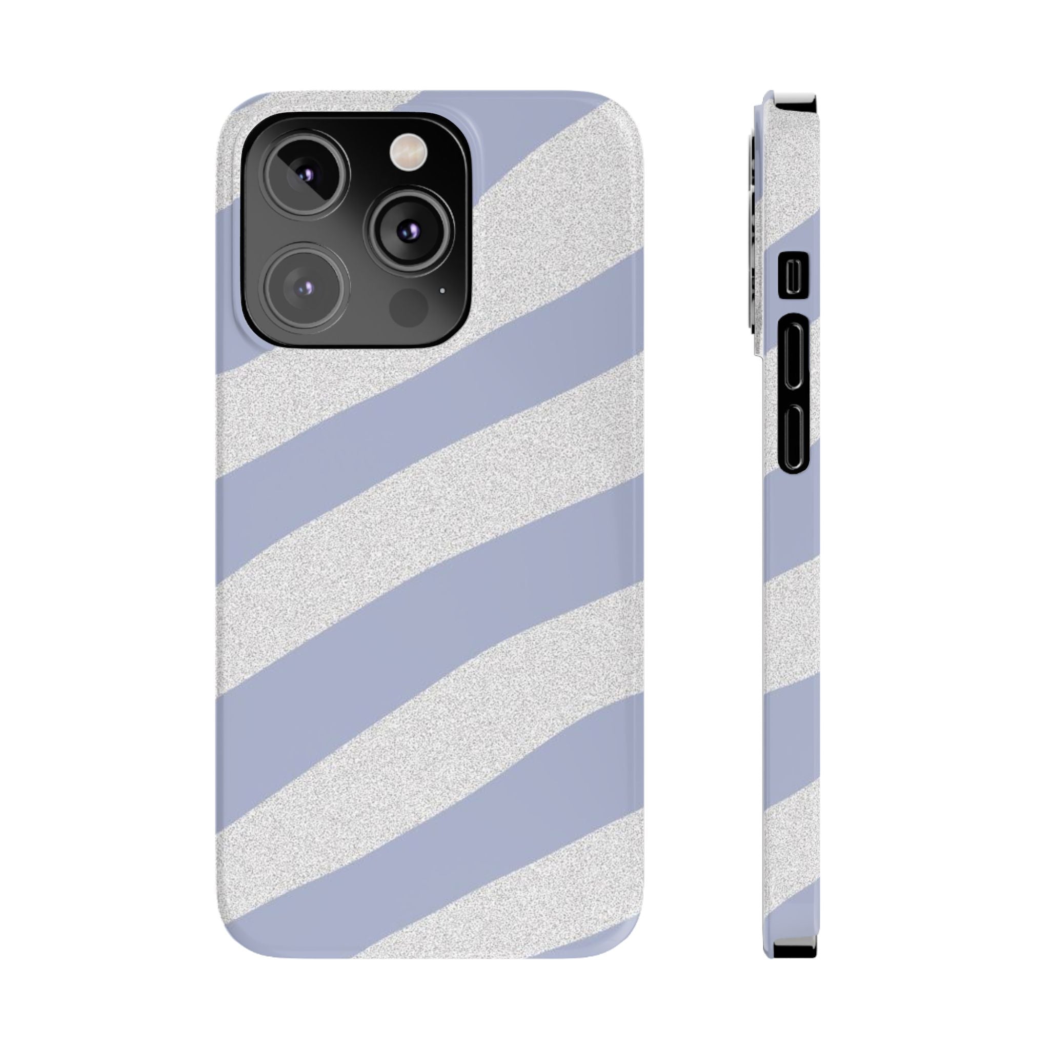 Custom Case (Light Blue Lines)