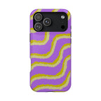 Magnetic Phone Case (Purple & Yellow)