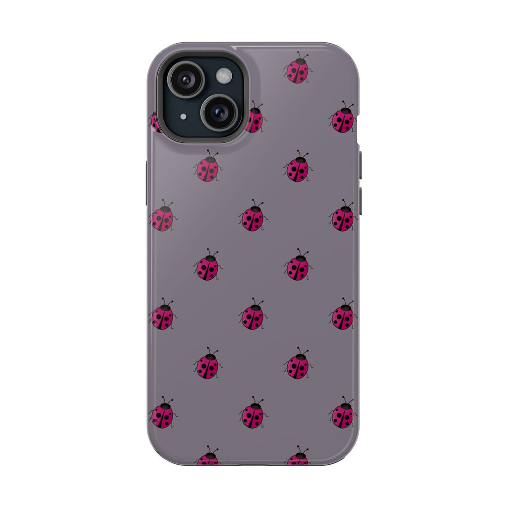 Magnetic Phone Case (Ladybugs)