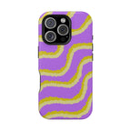 Magnetic Phone Case (Purple & Yellow)