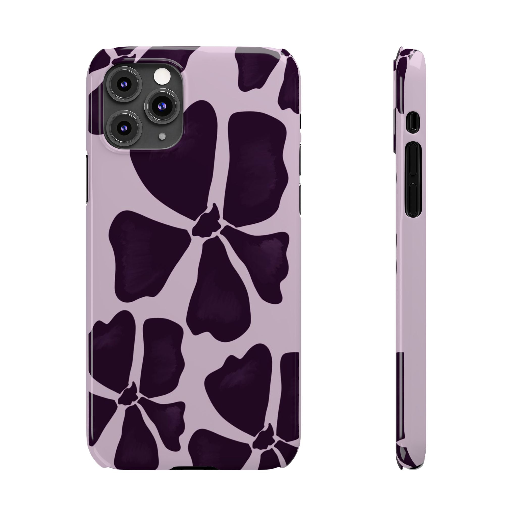 Personalized Case (Purple Flower)
