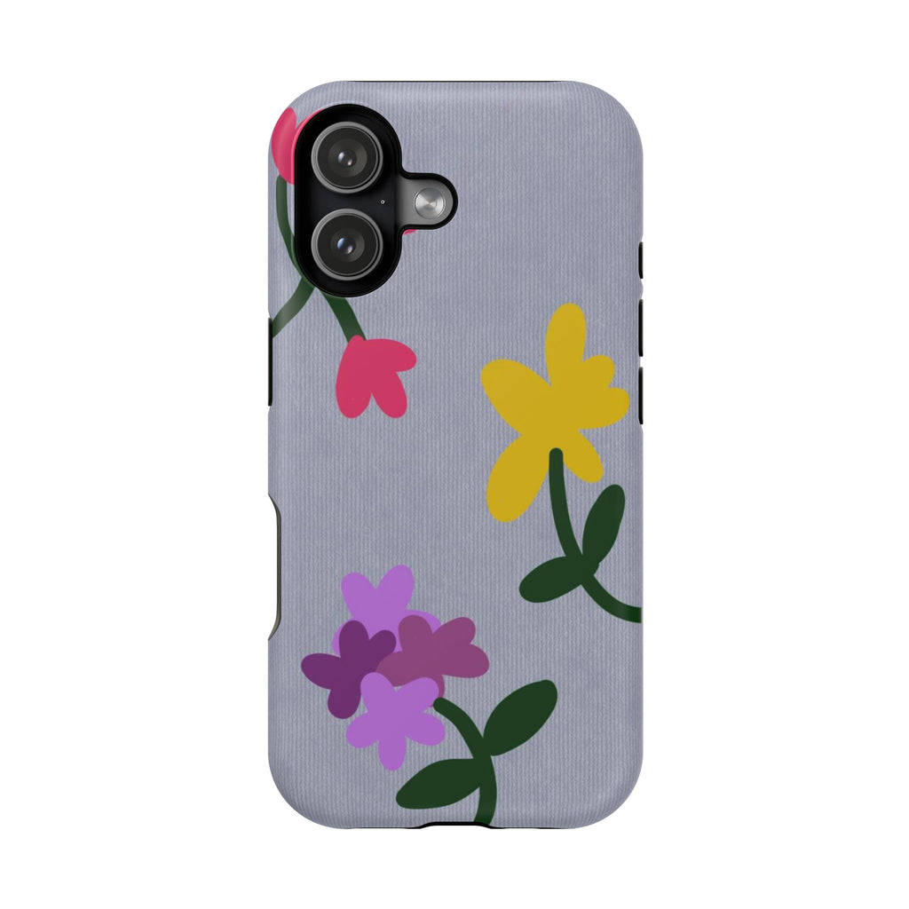 Magnetic Phone Case (Flowers)
