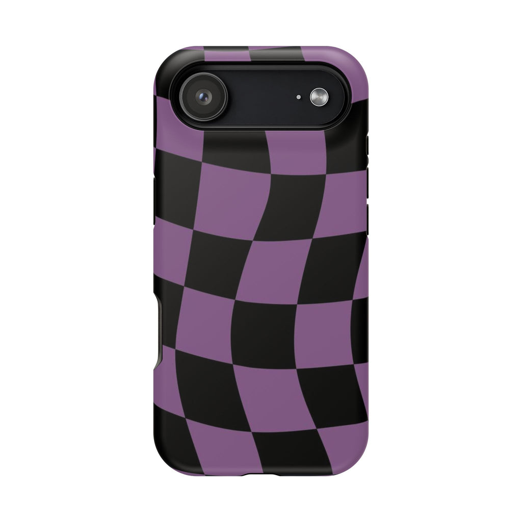 Phone Case (Purple Checkered)