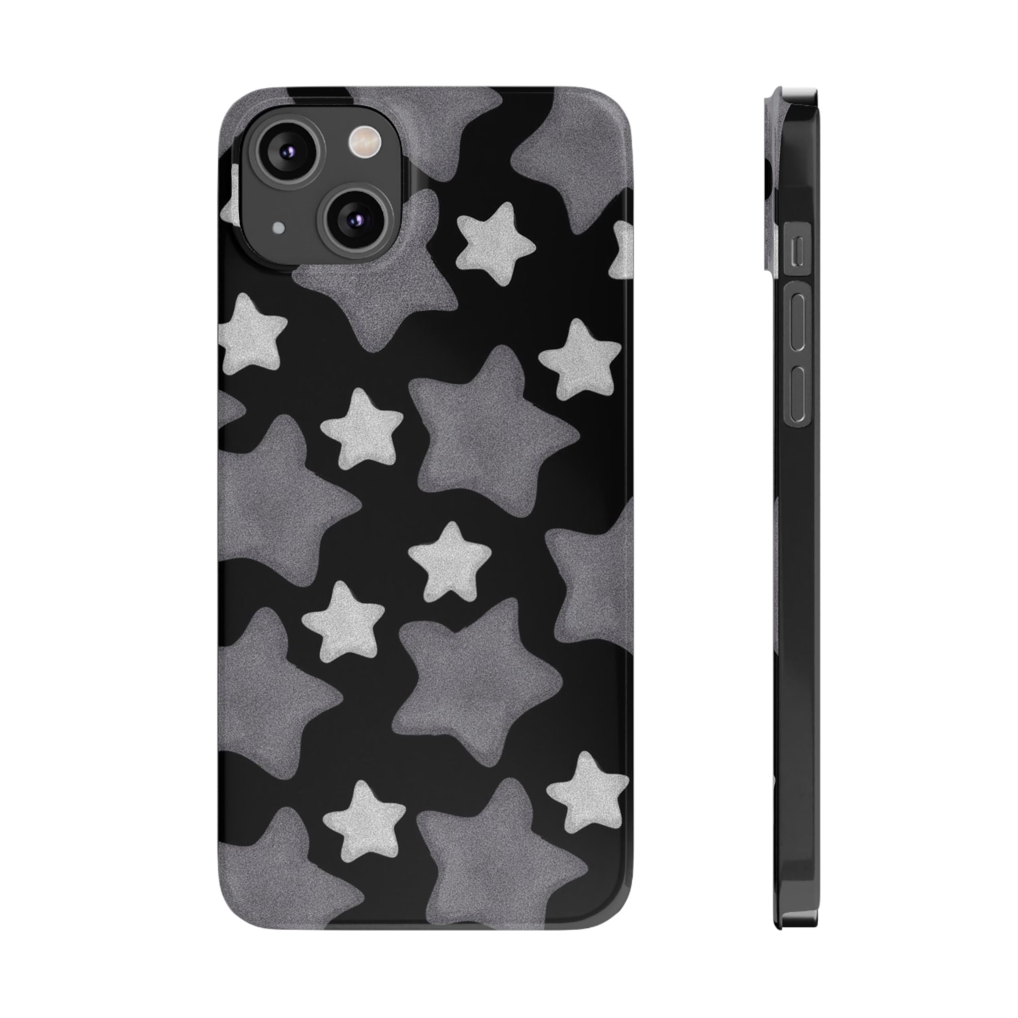 Custom Case (Gray Stars)