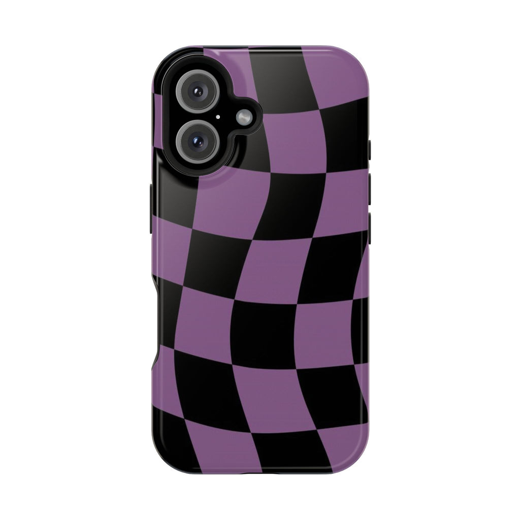Phone Case (Purple Checkered)