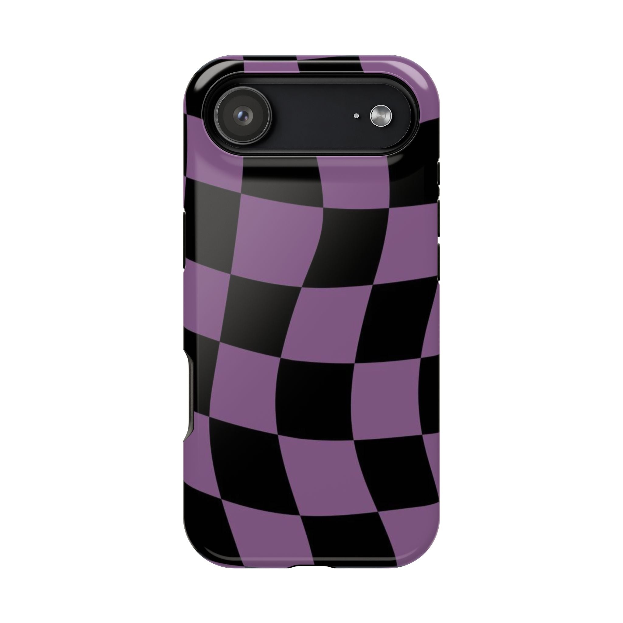 Phone Case (Purple Checkered)