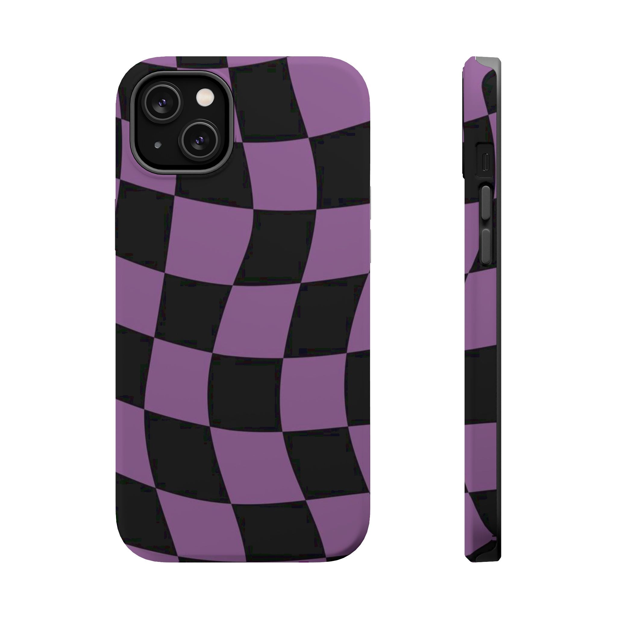 Phone Case (Purple Checkered)