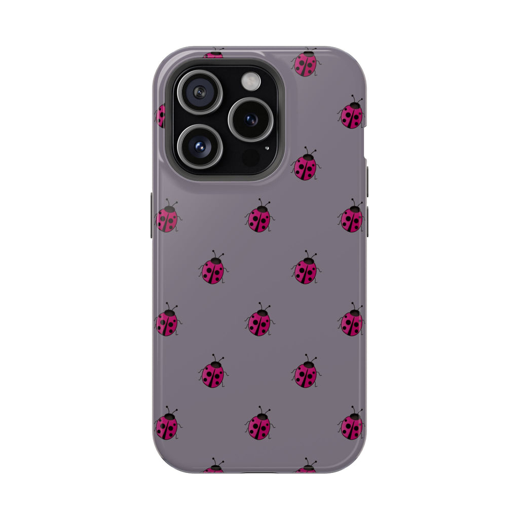 Magnetic Phone Case (Ladybugs)