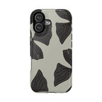 Magnetic Phone Case (Black Petals)