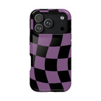 Phone Case (Purple Checkered)